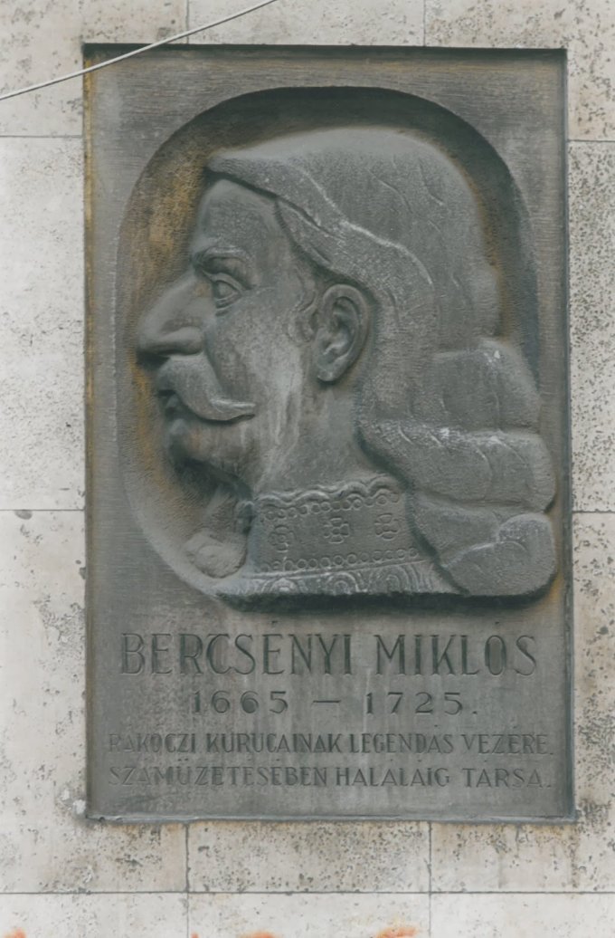 Bercsényi Miklós emléktábla Bercsényi Miklós emléktábla