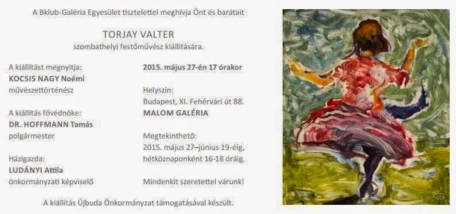 Torjay Valter festőművész kiállítása a Malomban