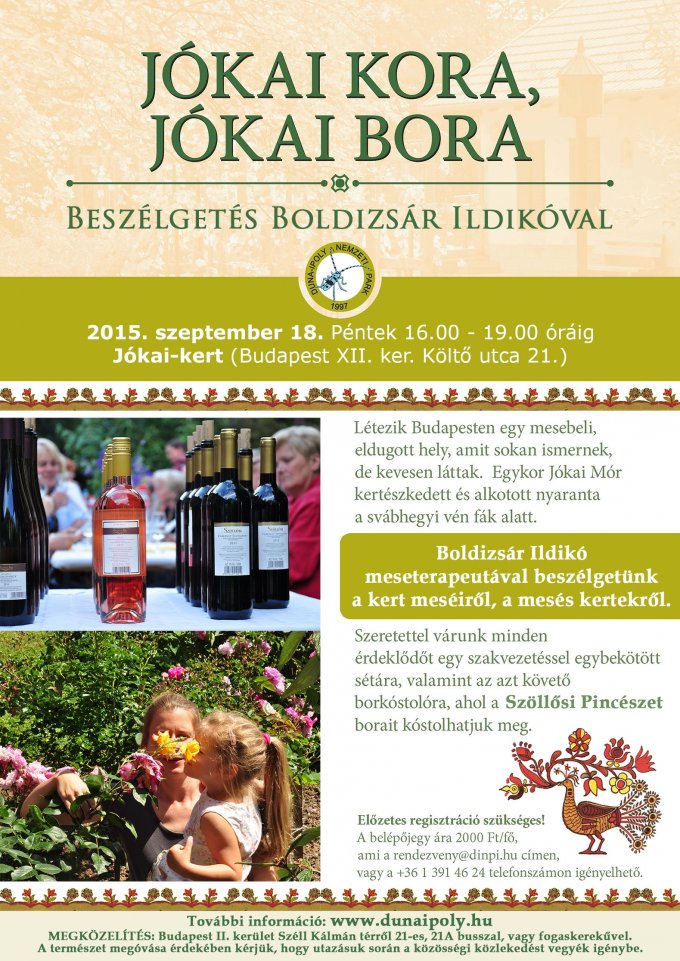 Jókai kora, Jókai bora - beszélgetés Boldizsár Ildikóval
