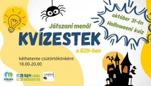 Október 31-én 18 órától hallowweni kvíz a B29-ben